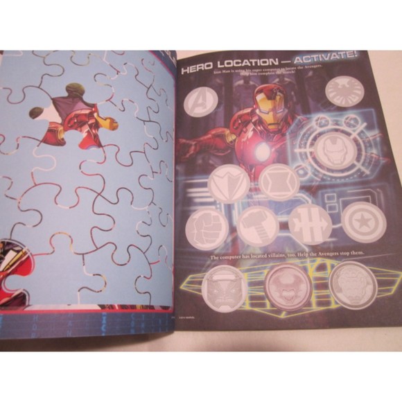 Marvel Avengers Assemble Giant Coloring & Activity Book With Over 500 Stickers - Picture 7 of 8